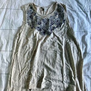 Beige Lucky Brand M Tank Top